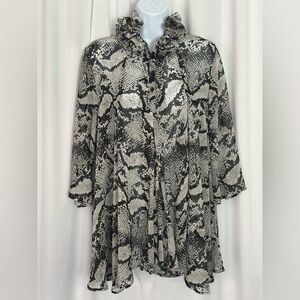 Jaipur Women's Flowy Animal Print Blouse (708)